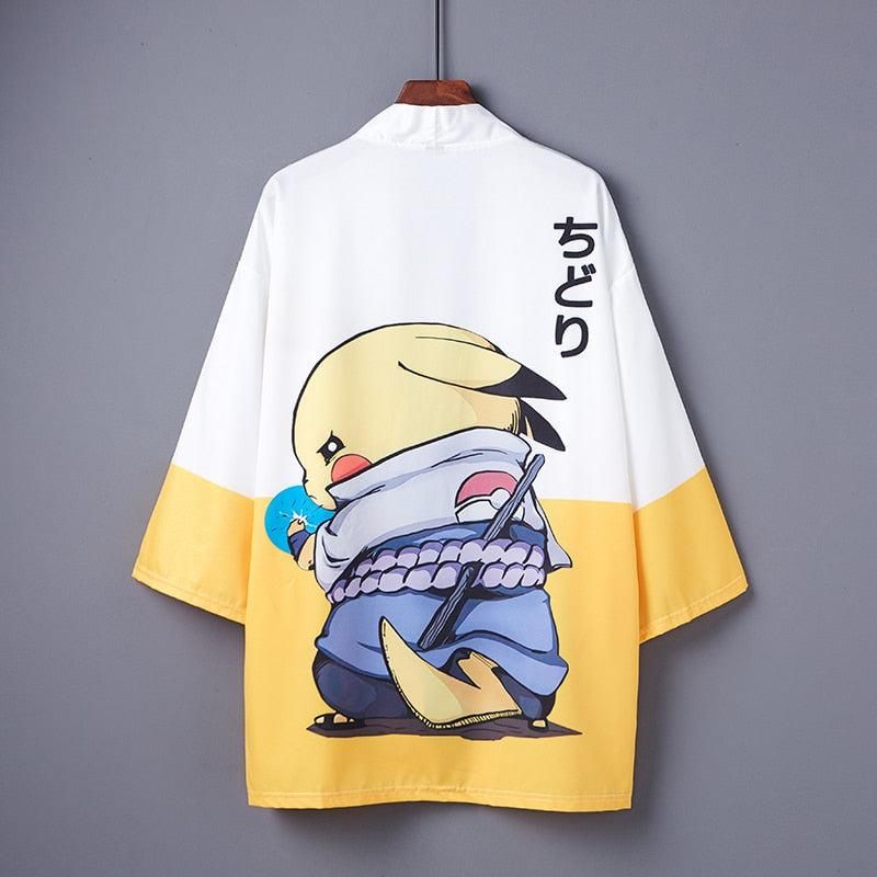 veste kimono court Pika
