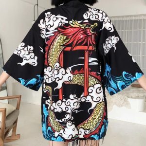 veste kimono dragon
