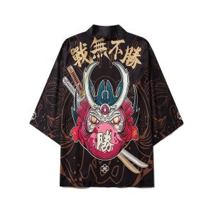 veste kimono dragon samourai