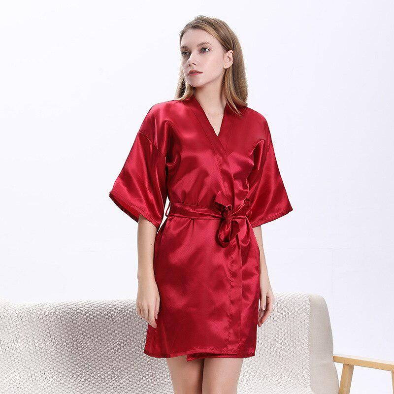 veste kimono femme rouge