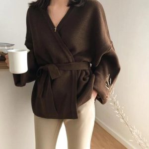 veste kimono femme tricot