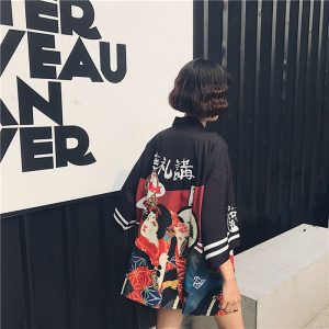 veste kimono geisha neko