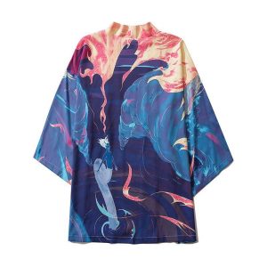 veste kimono japonais artistique