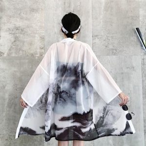 veste kimono japonais femme kasumi