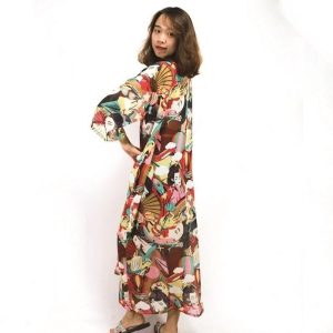 veste kimono japonais grande taille