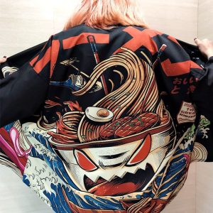 veste kimono japonais ramen