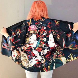 veste kimono soeur geisha