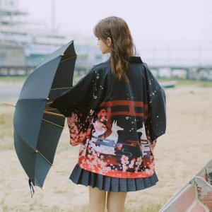 veste kimono yukata femme