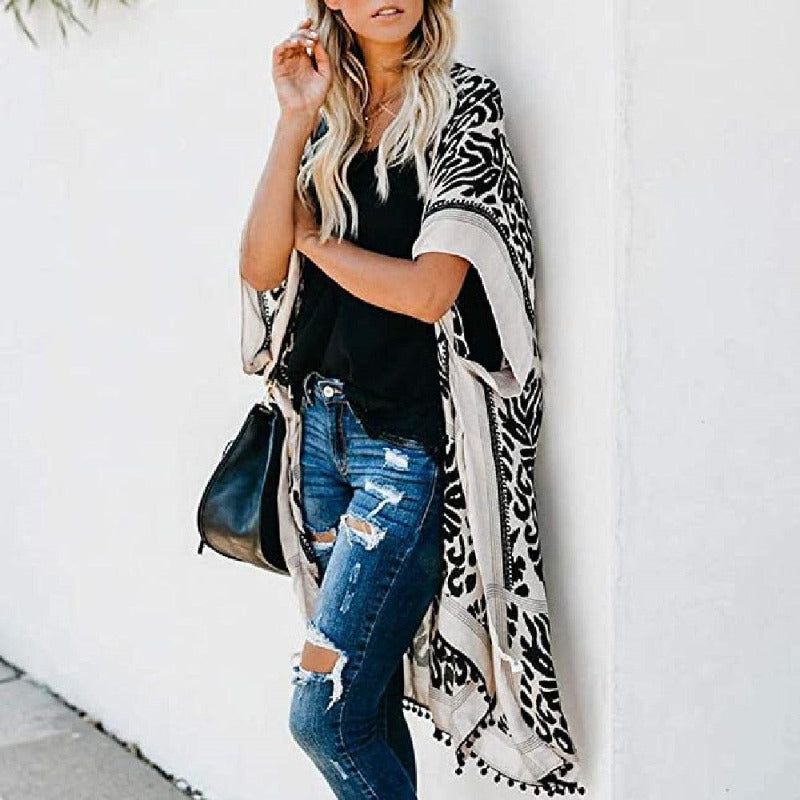 veste longue pour la plage