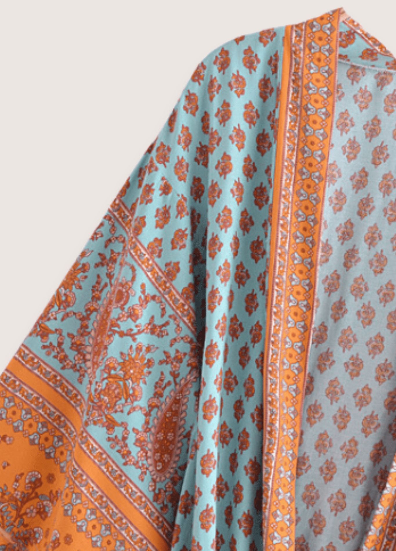 kimono turquoise Daisy Bohème