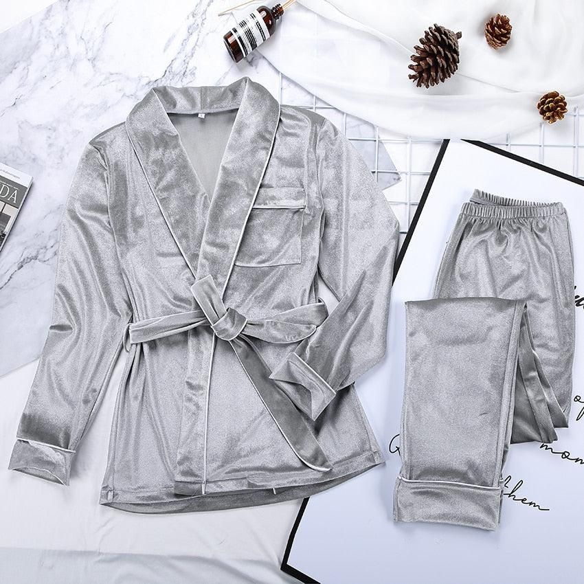 tenue de nuit kimono d'hiver