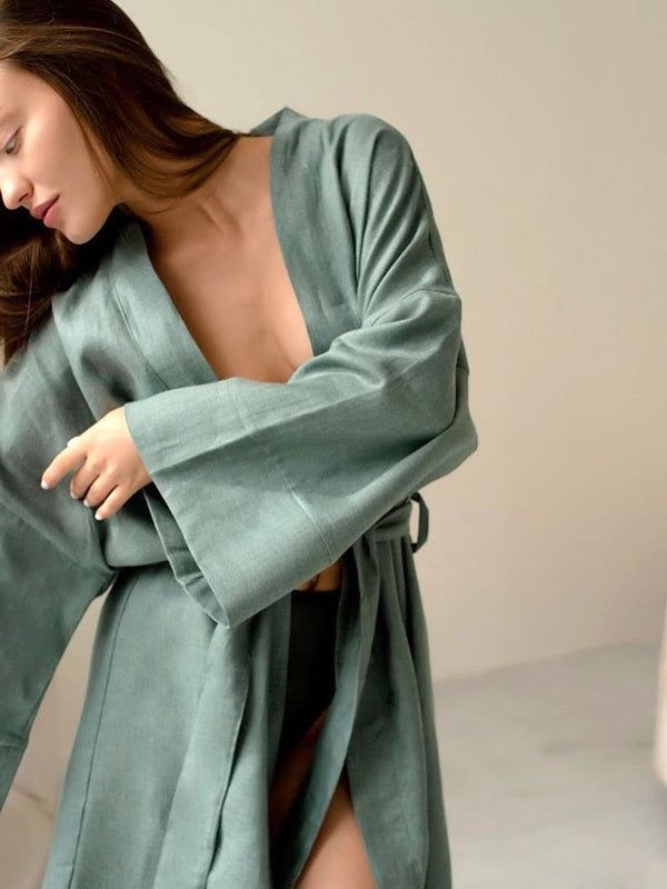 vêtement de détente femme vert