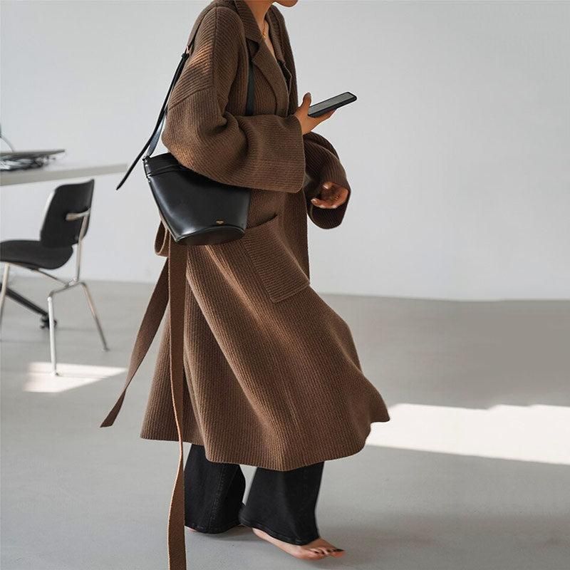 vêtement femme manteau marron