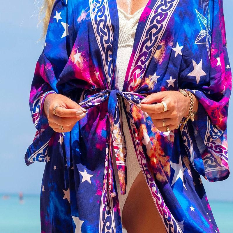 style bohème kimono étoilé