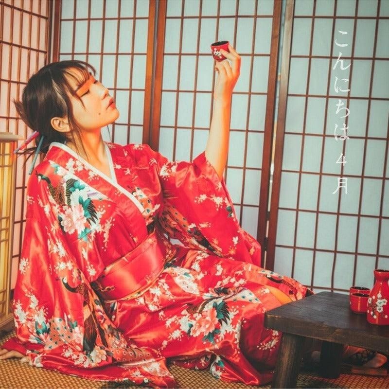vêtement japonais femme en soie