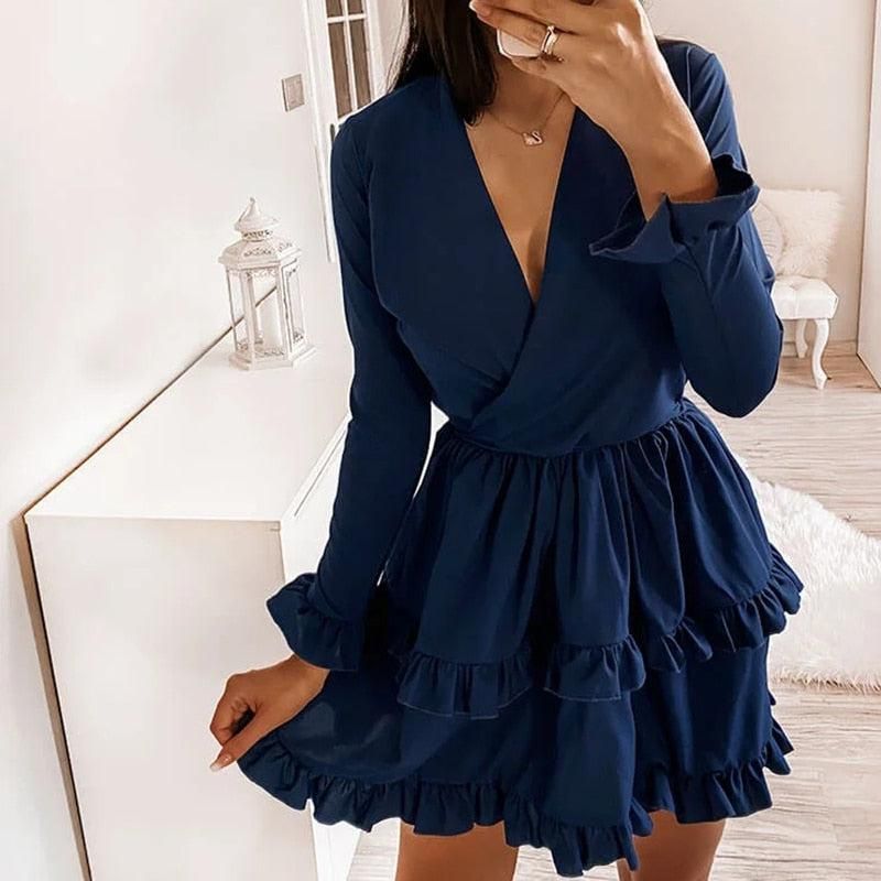 vêtement kimono bleu nuit