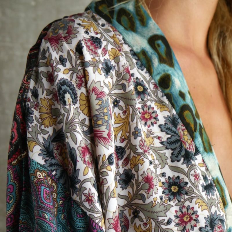 kimono en soie léger