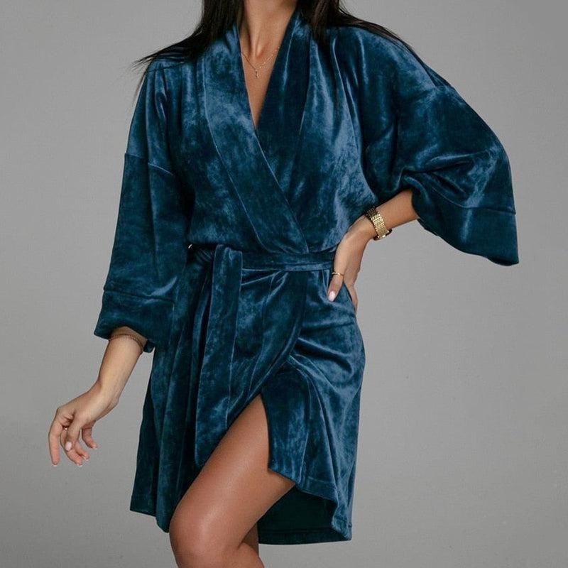 vêtement kimono en satin polaire