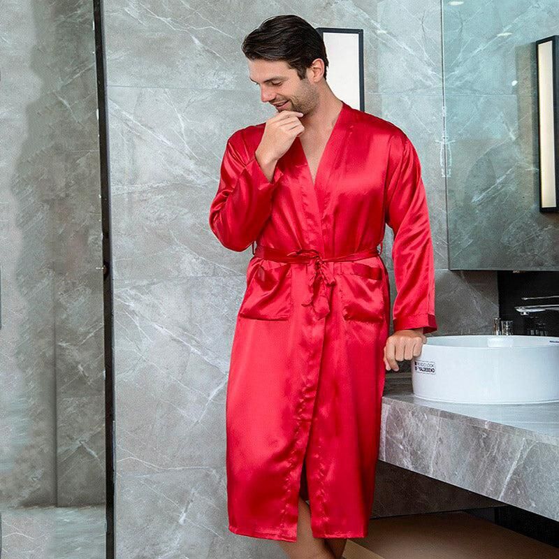 kimono stylé rouge