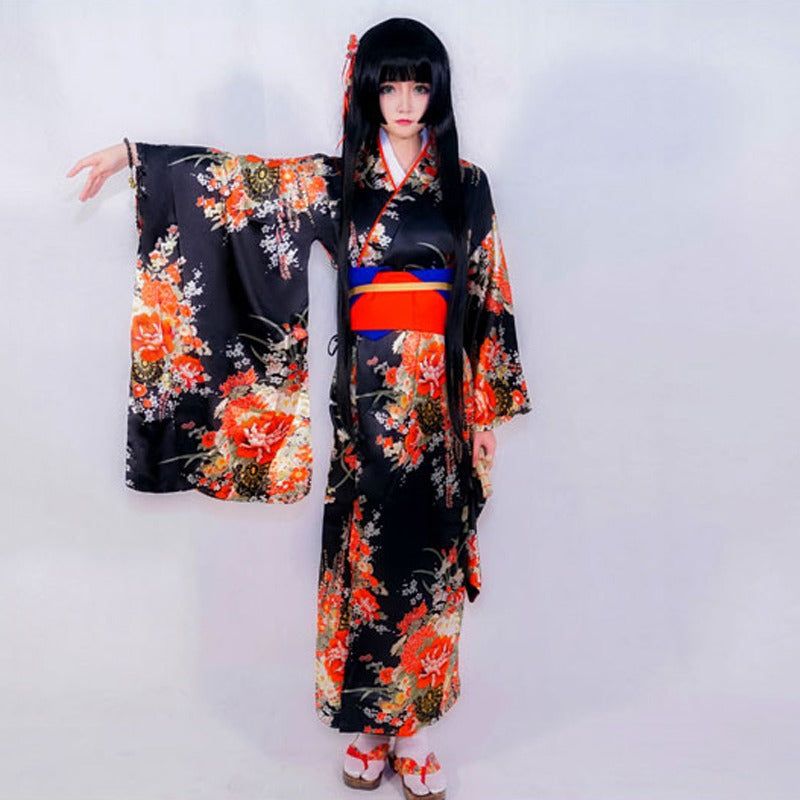 kimono femme long japonais