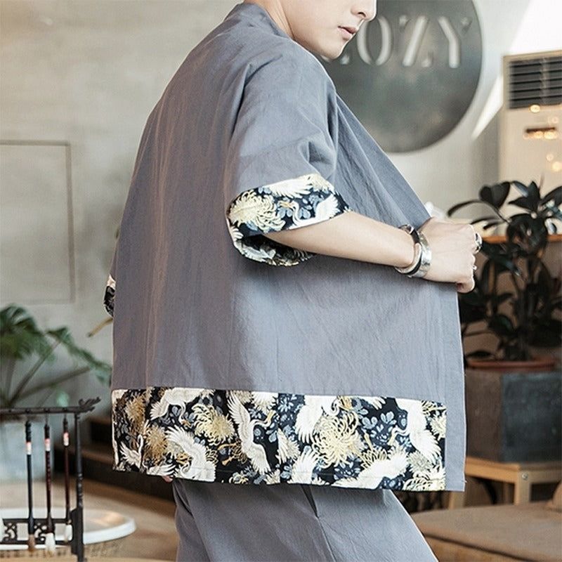 vêtements d'été homme kimono